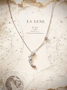 SWAROVSKI Atelier x Penelope Cruz🌙 MOONSUN necklace moon collab rhodium plated